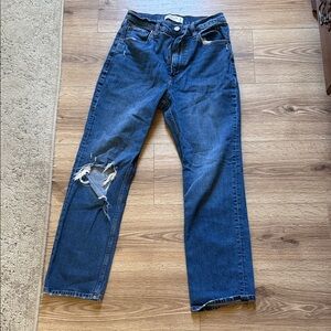 Abercrombie & Fitch Blue Denim High-Rise Jeans